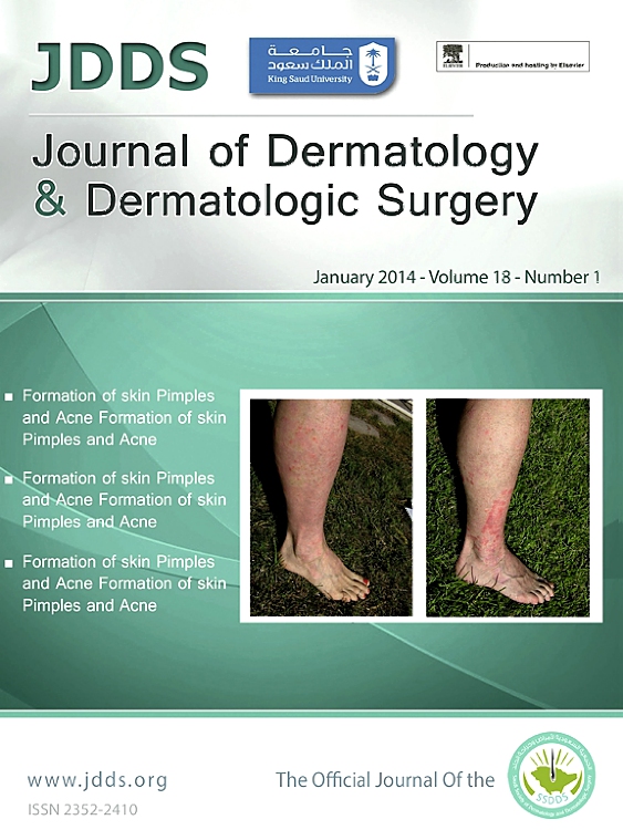 Go to journal home page - Journal of Dermatology & Dermatologic Surgery